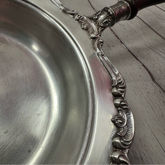 vintage Gorham Silverplate Heritage chaffing Dish with stand YH347 - Picture 11 of 11